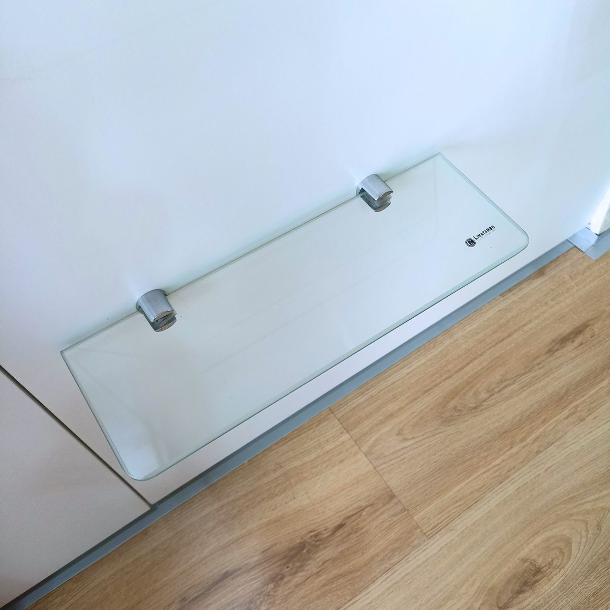 GENERICO - Repisa de vidrio templado rectangular incoloro de 6mm