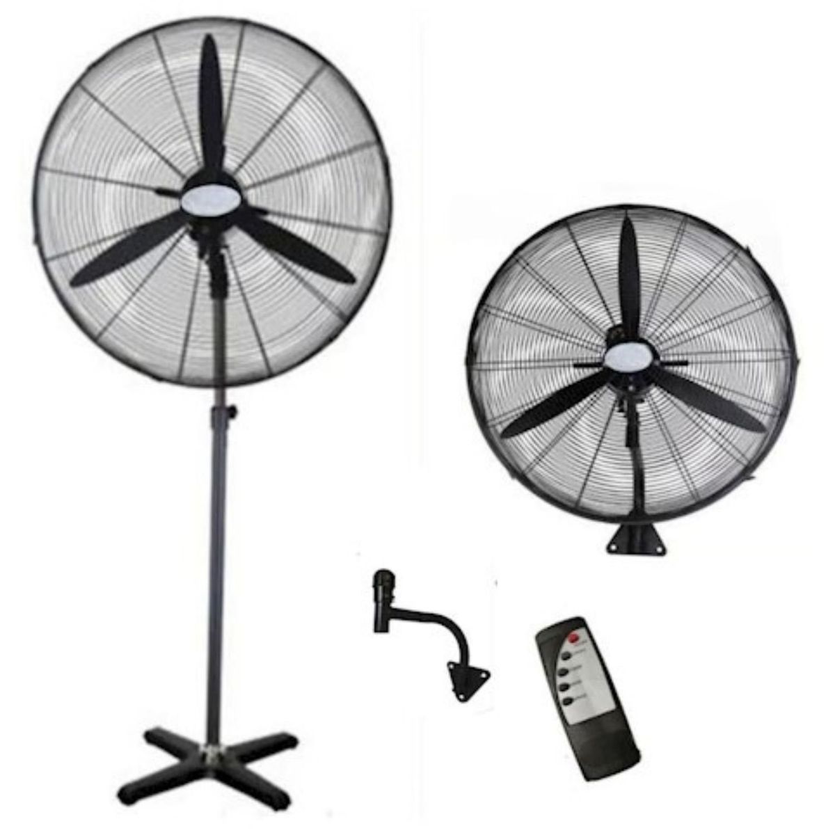 GENERICO - Ventilador Industrial WAYRA WI2602 pedestal y pared 26 con Control