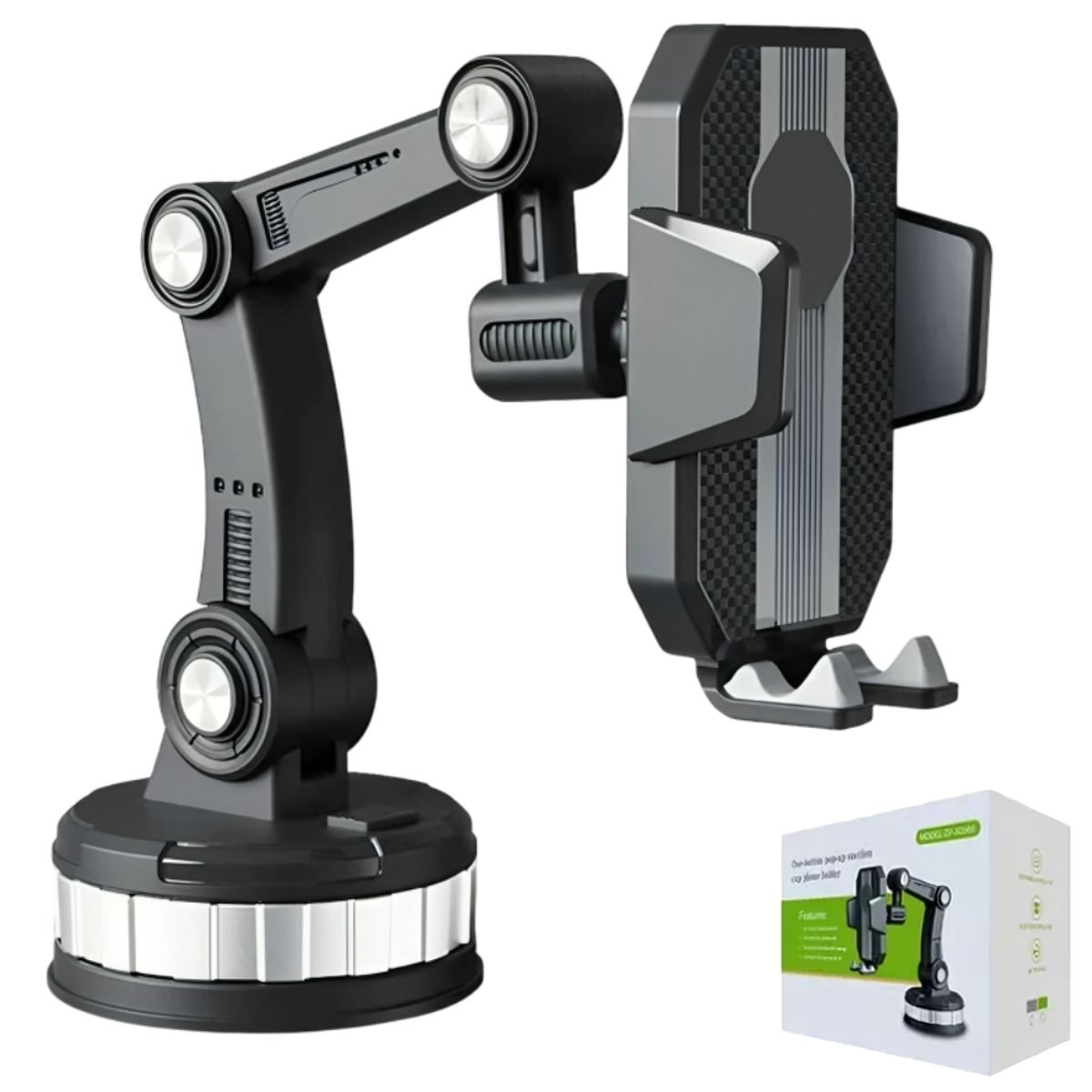 GENERICO - Soporte de Celular Universal para Auto giratorio 360º