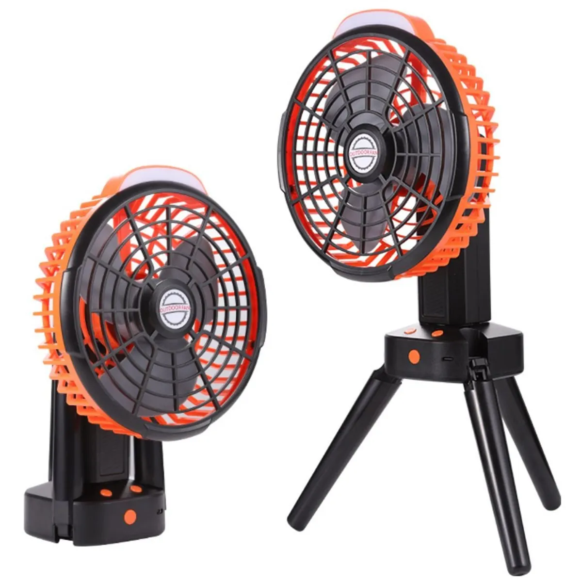 OEM - Ventilador de Camping Recargable con Trípode Luz Led con Gancho FS-X6