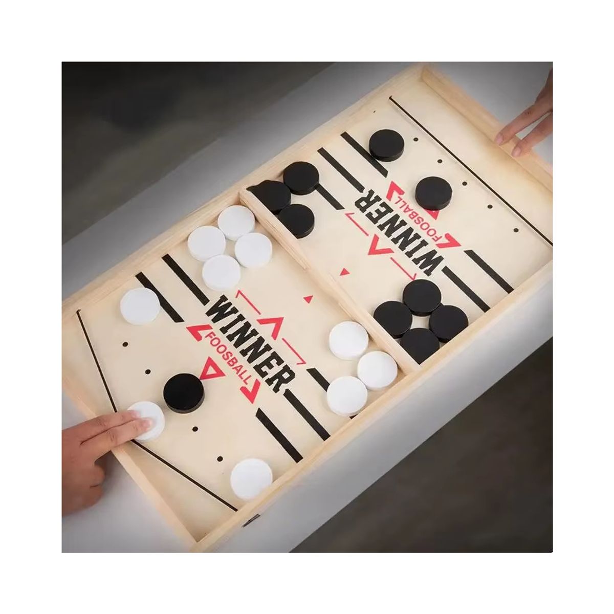 GENERICO - Juego de Mesa Hockey con Catapulta  Diversión Familiar