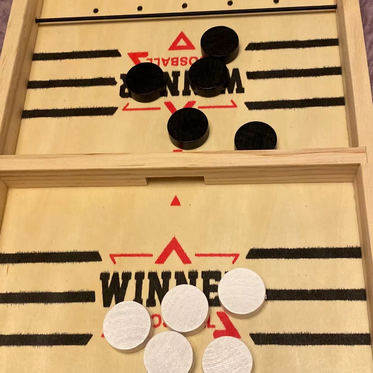 GENERICO - Juego de Mesa Hockey con Catapulta  Diversión Familiar