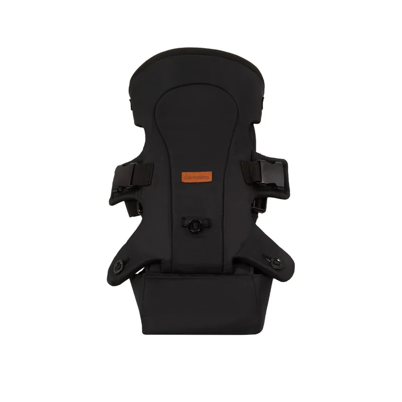 CARESTINO - Mochila Porta Bebé Basic Negro