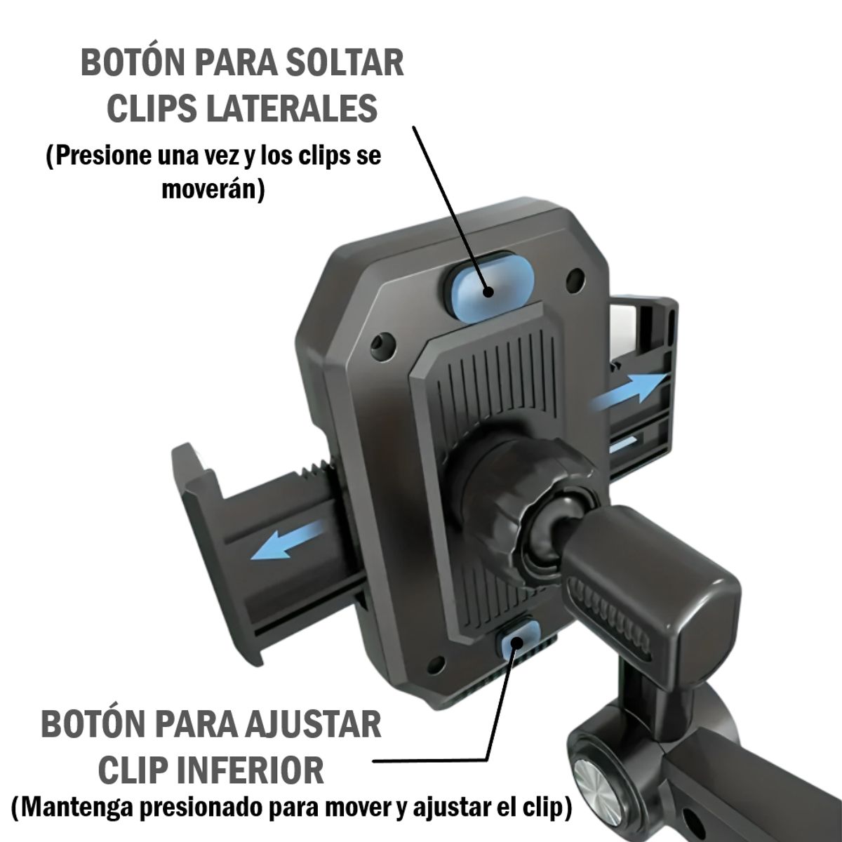 GENERICO - Soporte Holder Universal de Celular para Auto tipo brazo