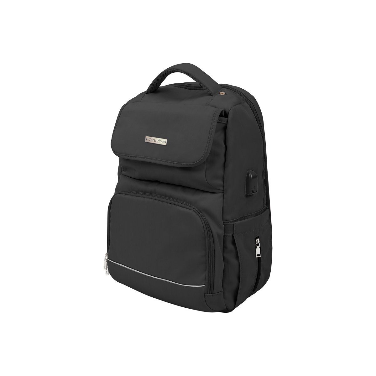 CARESTINO - Mochila Maternal Berna Negro