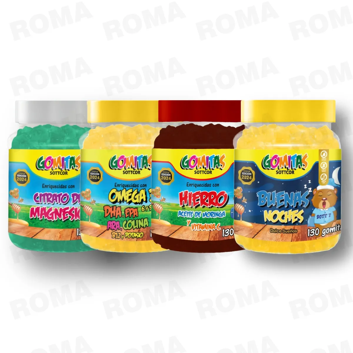 GENERICO - PACK DE GOMITAS PARA NIÑOS 130 UNIDADES