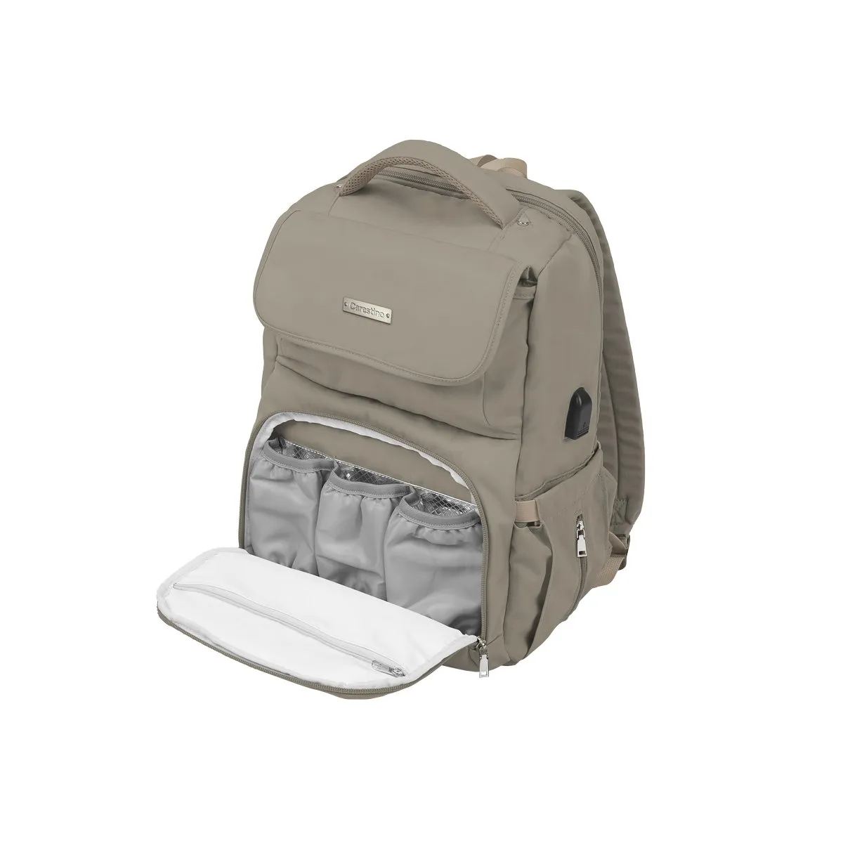 CARESTINO - Mochila Maternal Berna Beige