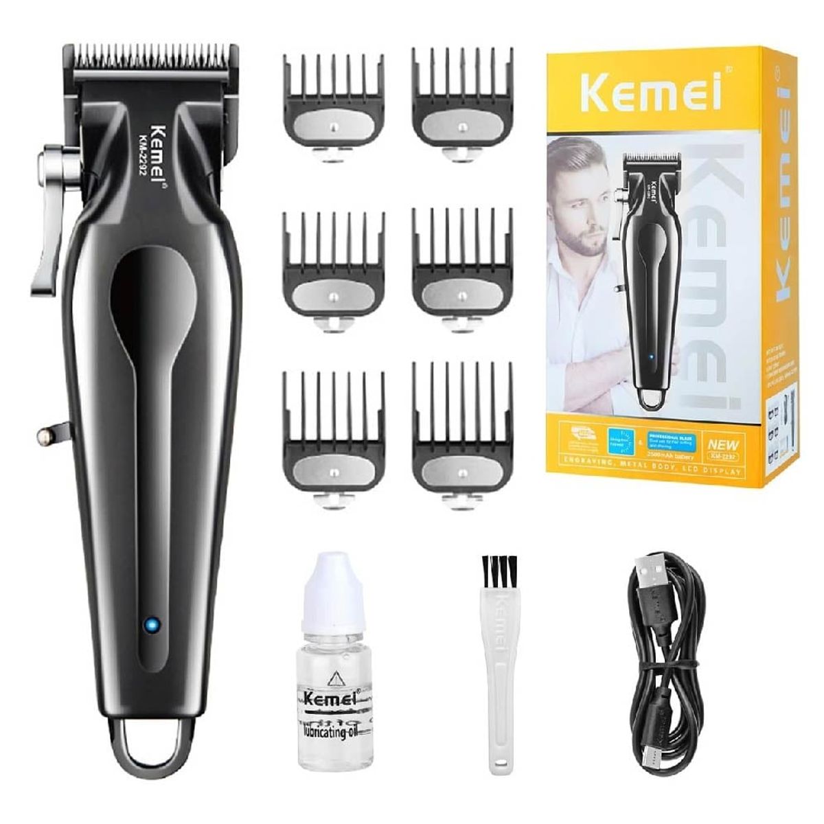 KEMEI - Maquina de cortar cabello Profesional KEMEI