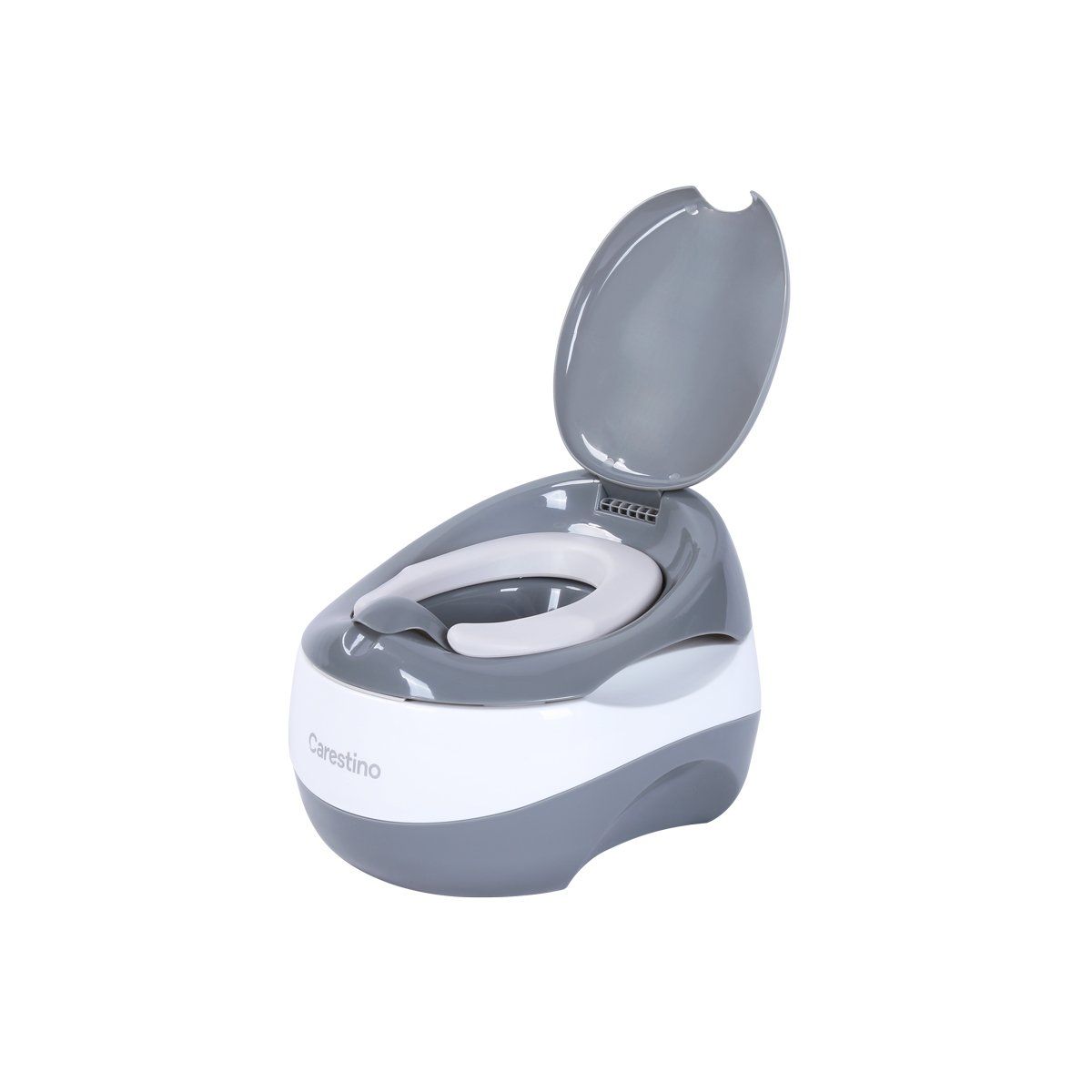 CARESTINO - Bacín Entrenamiento 3 en 1 con Reductor Gris