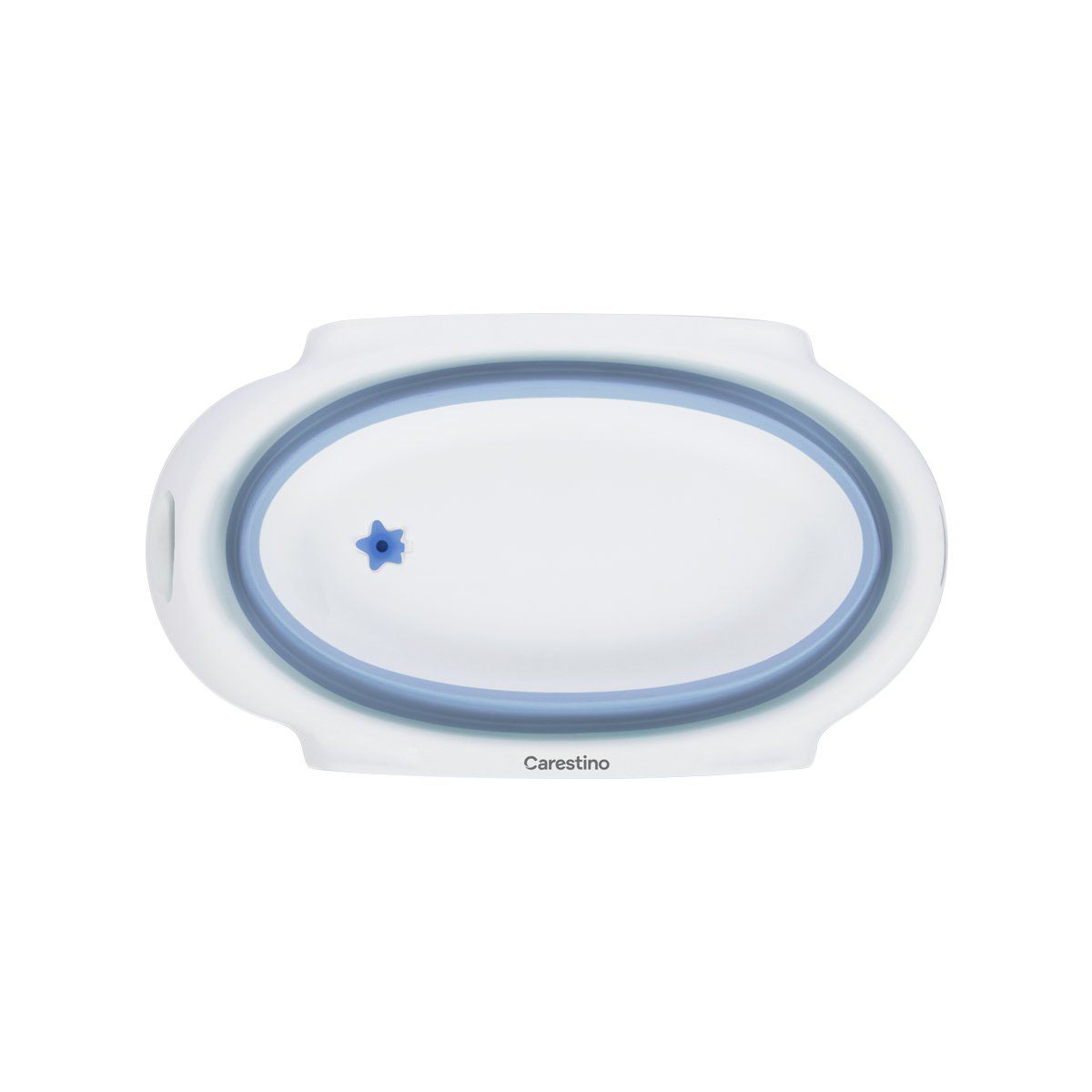 CARESTINO - Bañera Plegable con Soporte Ipanema Carestino Celeste