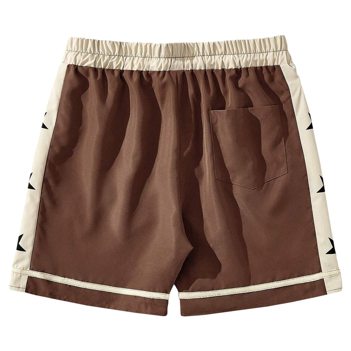 YANSUS - Short Hombre Yansus Camello Estampado Cruz