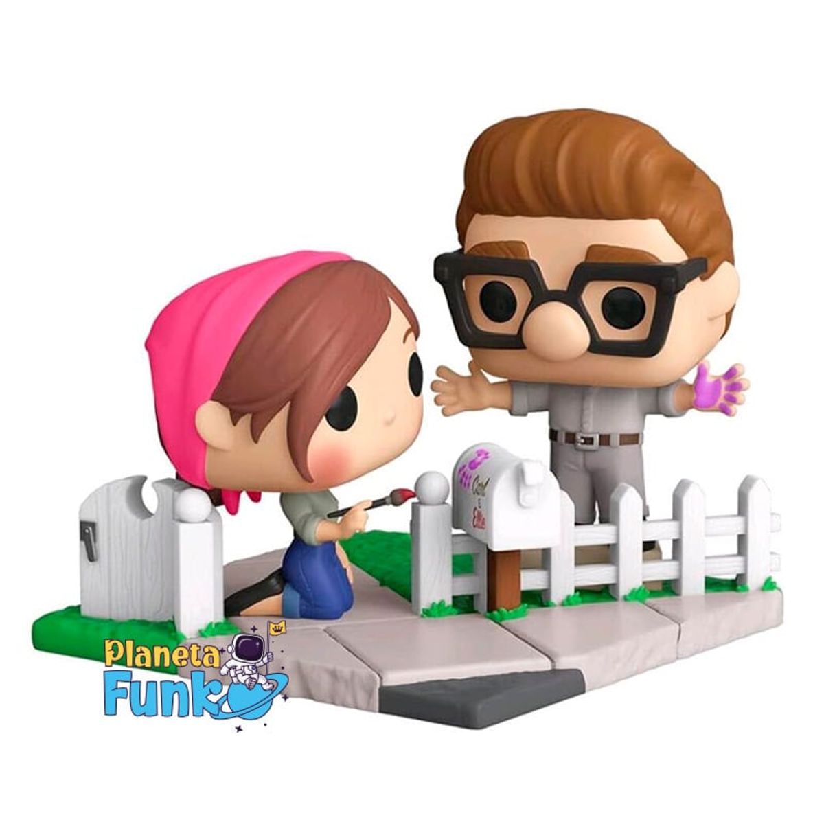FUNKO - DISNEY UP CARL Y ELLIE PAINTING FUNKO MOMENT