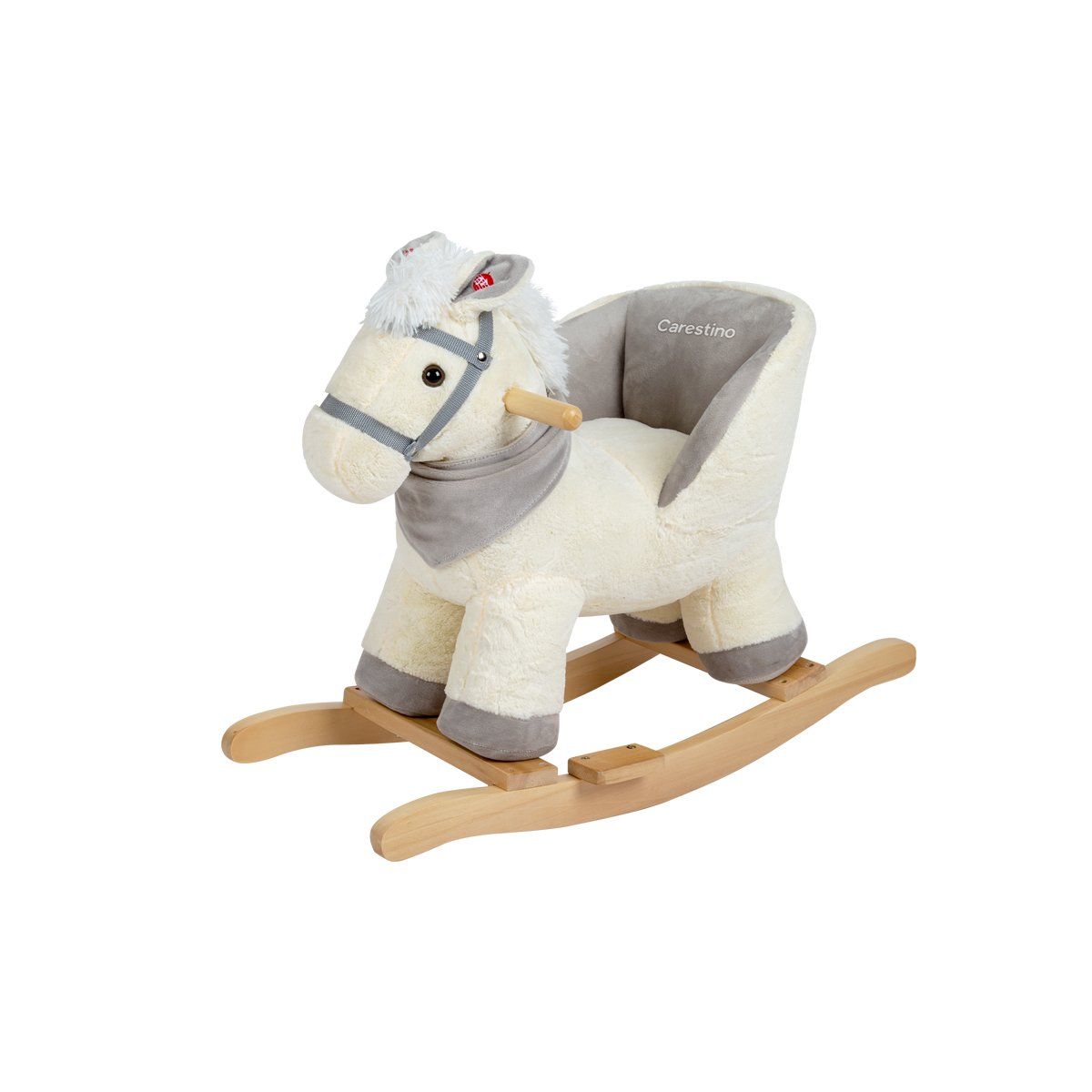 CARESTINO - Mecedor Peluche Carestino Caballo Blanco