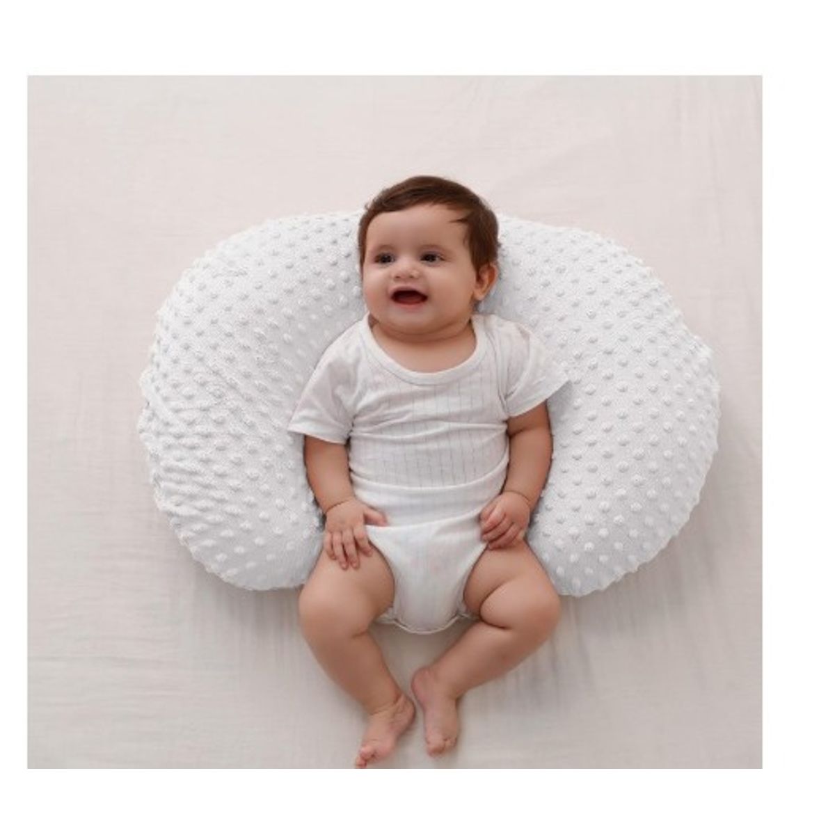 GENERICO - Almohada Y Posicionador De Lactancia Blanco