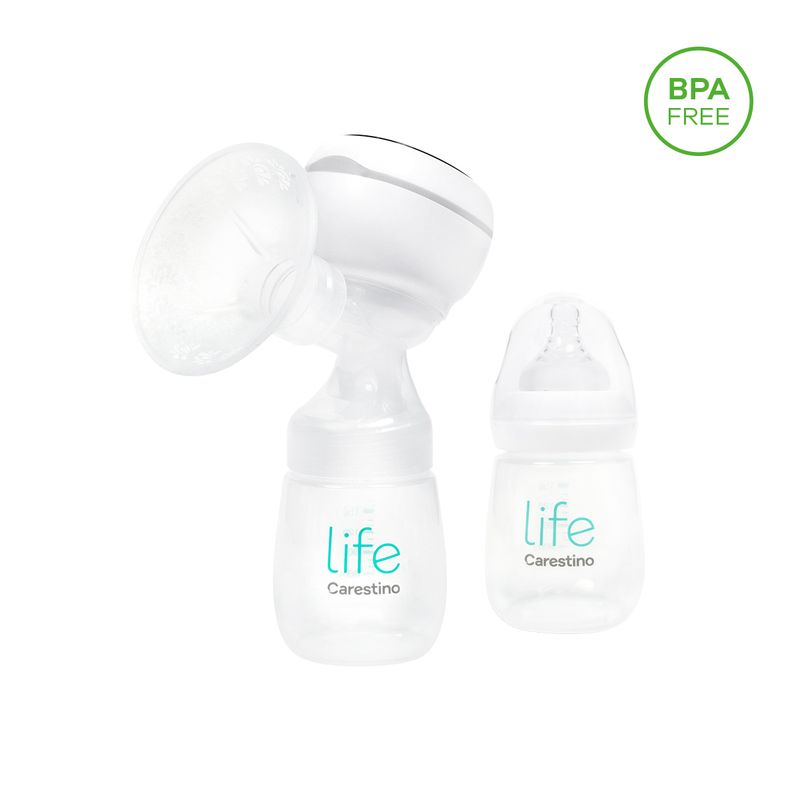 CARESTINO - Extractor de Leche Eléctrico Pocket con Batería Blanco