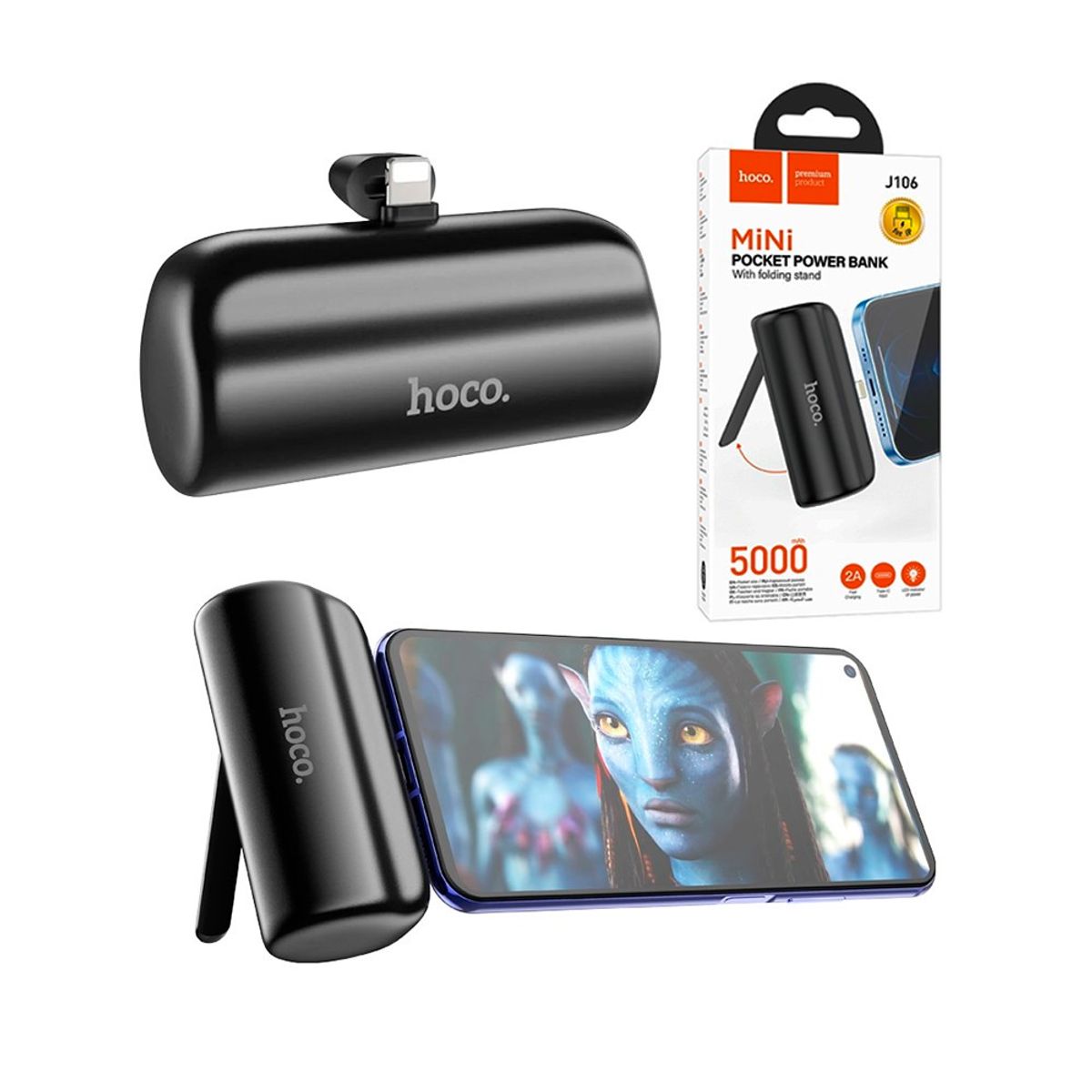 HOCO - Power Bank 5000mAh Hoco J106 lightning bateria portatil