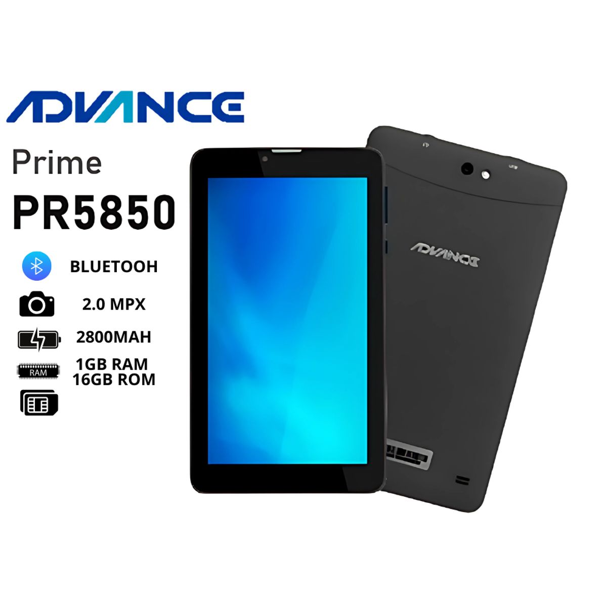 ADVANCE - TABLET ADVANCE PR 5850 7PULGADAS 1GB RAM 16GB ROM PARA NIÑOS