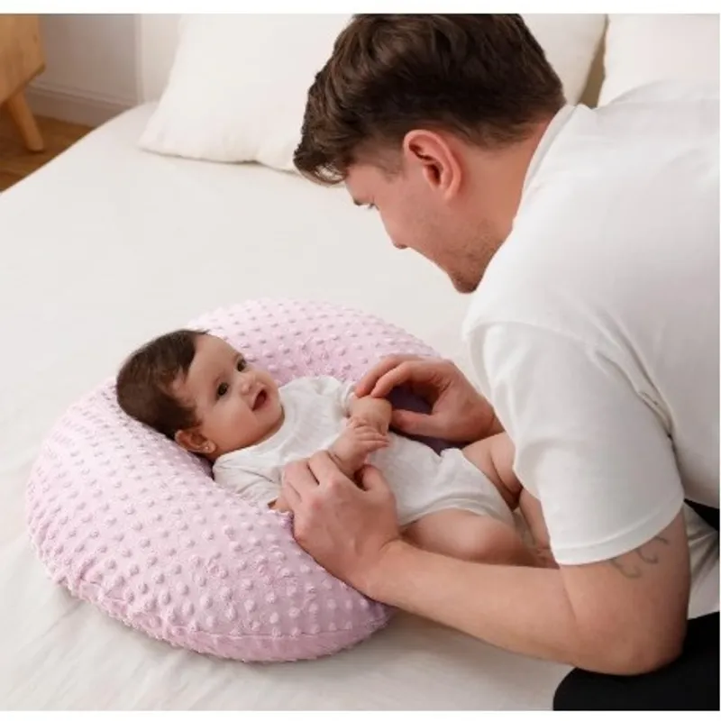 GENERICO - Almohada Y Posicionador De Lactancia Rosado