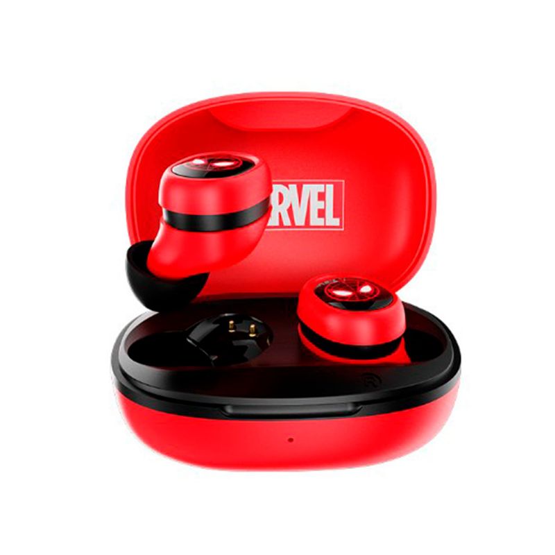 XTECH - AUDIFONO INALAMBRICO XTECH SPIDERMAN 12H 10M ROJO PN XTH-M701SM