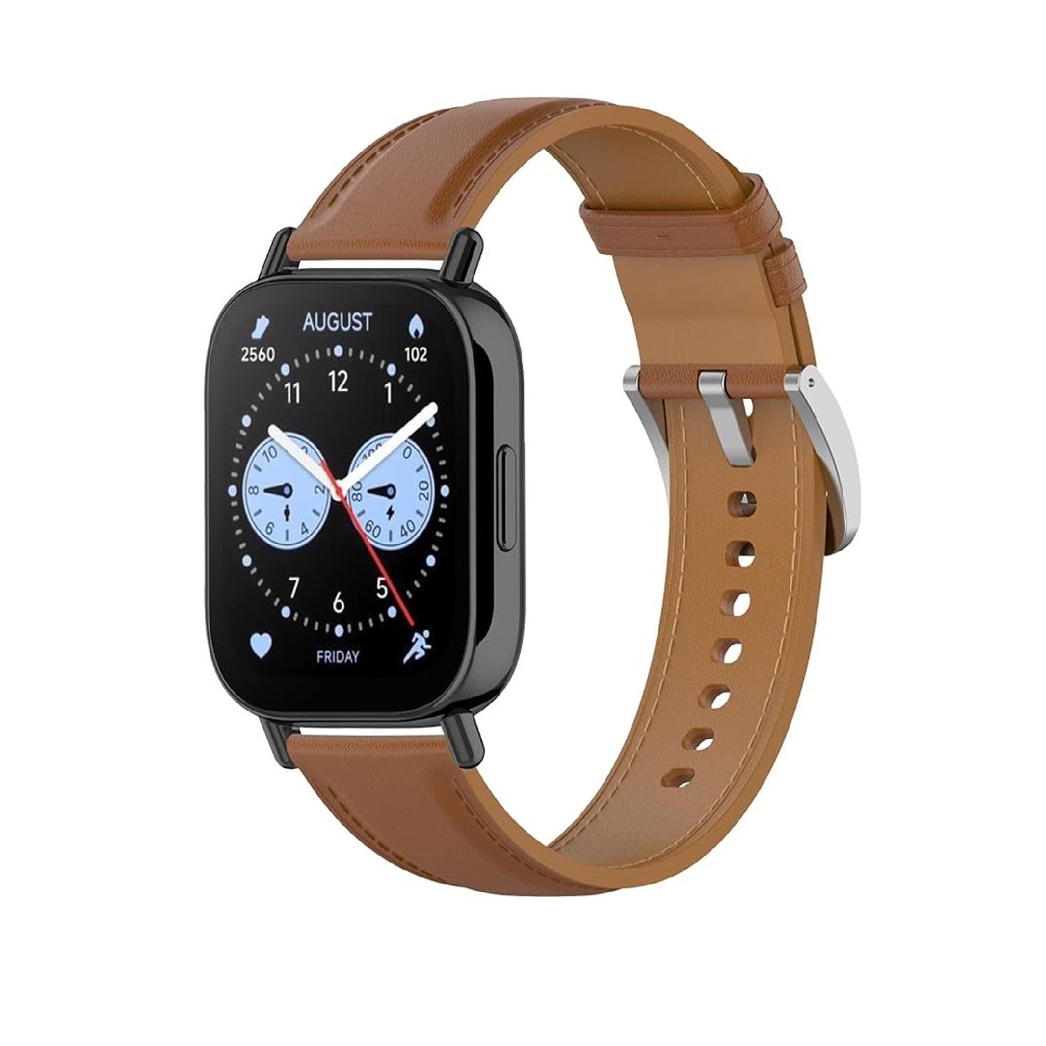 Correa de Cuero Compatible con Redmi Watch Lite Marron