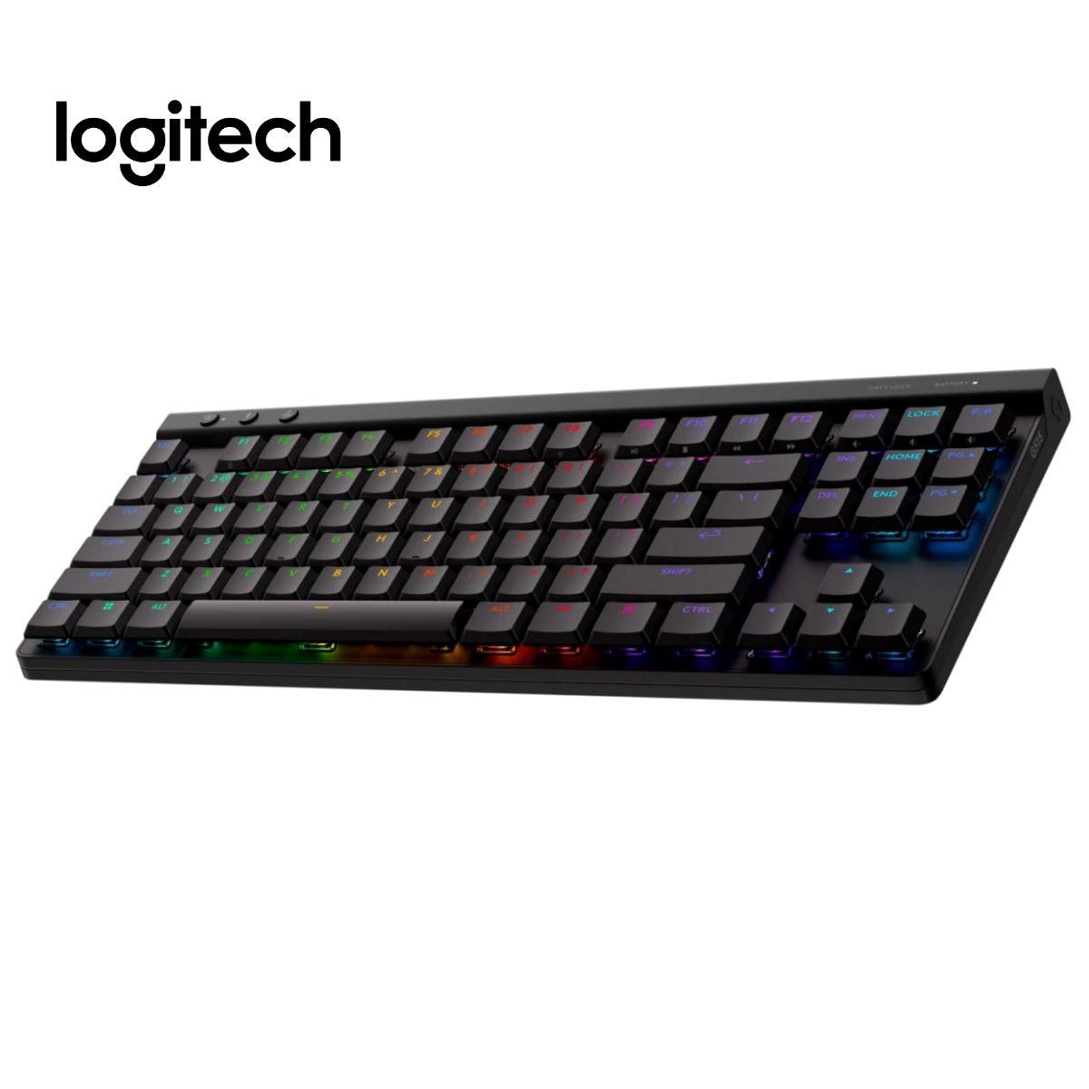 LOGITECH - TECLADO GAMER LOGITECH G515 TKL LIGHTSPEEDBT LIGHTSYNC RGB BLACK
