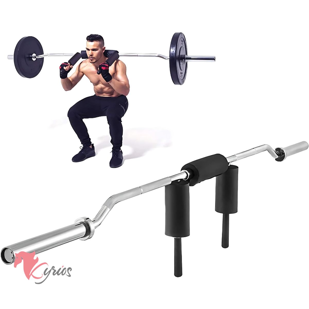 NO LOGO - Barra Olímpica Para Sentadillas