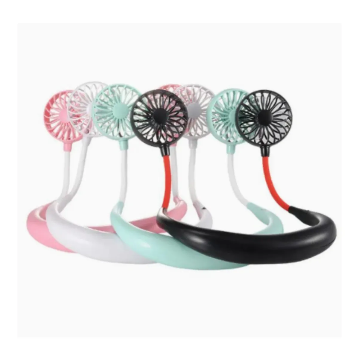 GENERICO - Ventilador de Cuello Flexible Portátil Recargable Color Aleatorio