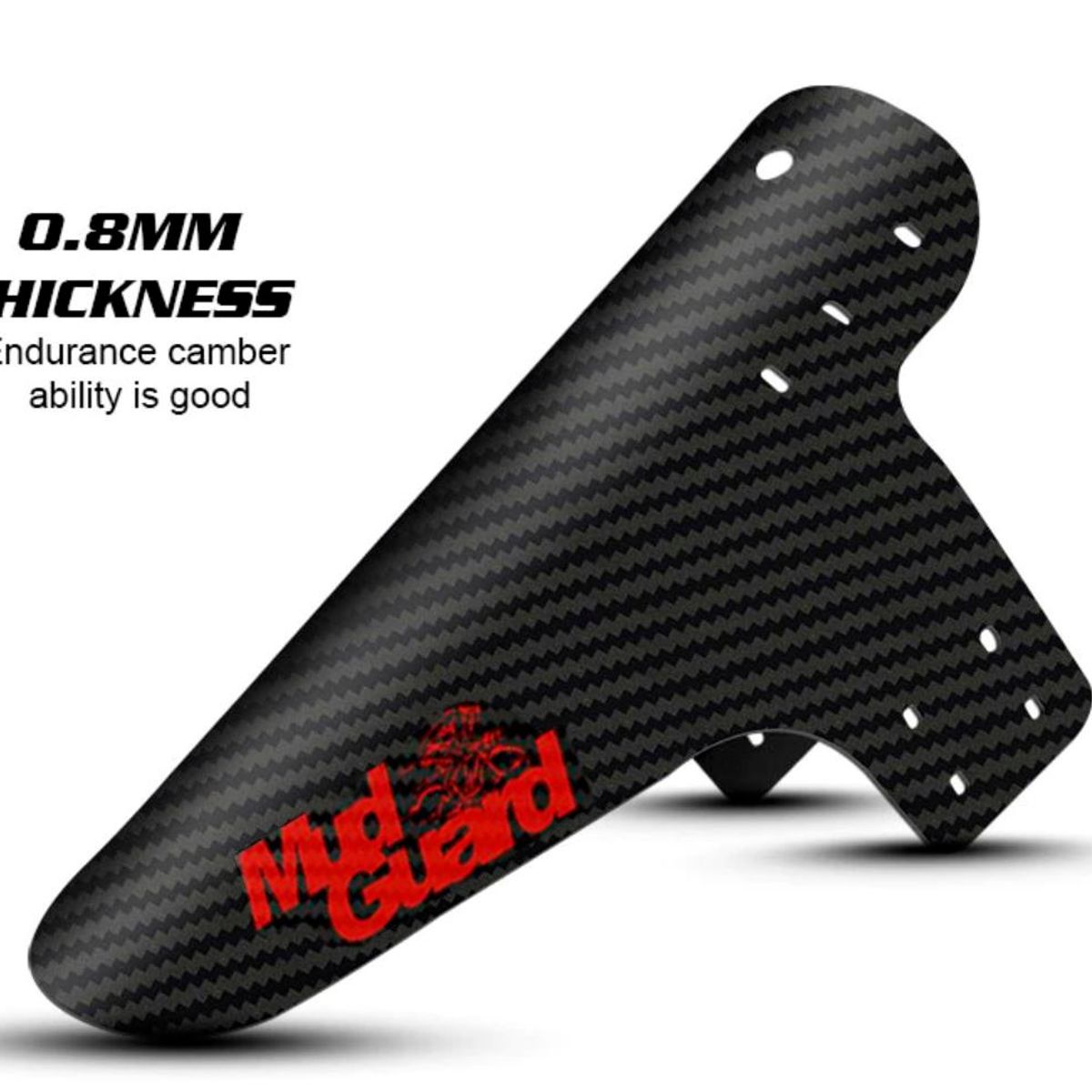 GENERICO - Tapabarros guardafango Para Bicicleta Mudguard Diseño Carbon