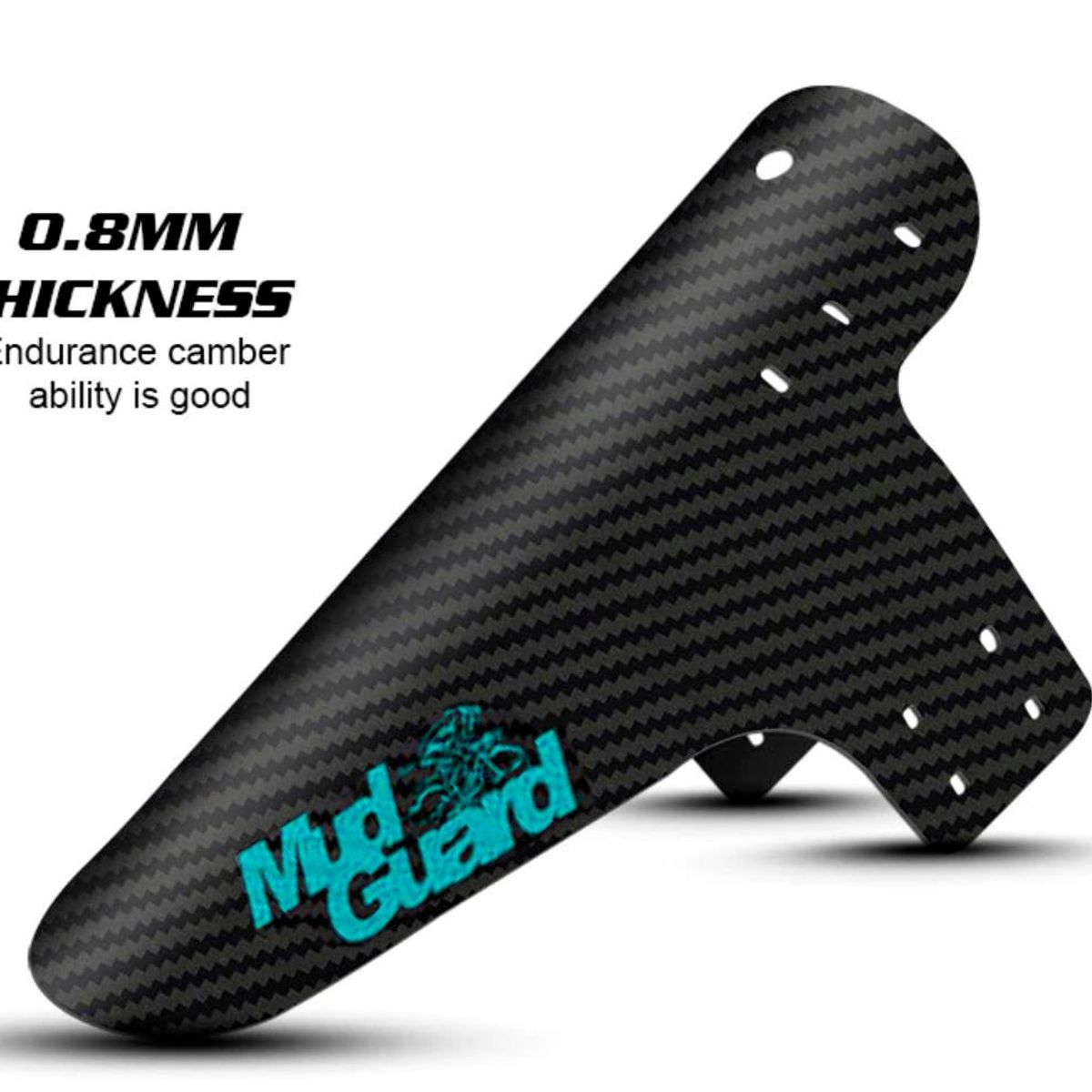 GENERICO - Tapabarros guardafango Para Bicicleta Mudguard Diseño Carbon