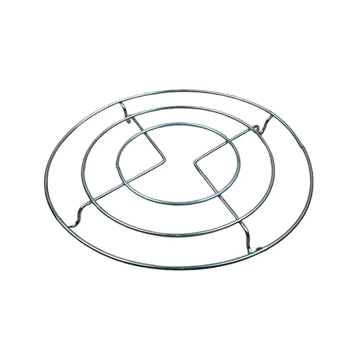 GENERICO - POSA OLLAS DE METAL CROMADO 20CM