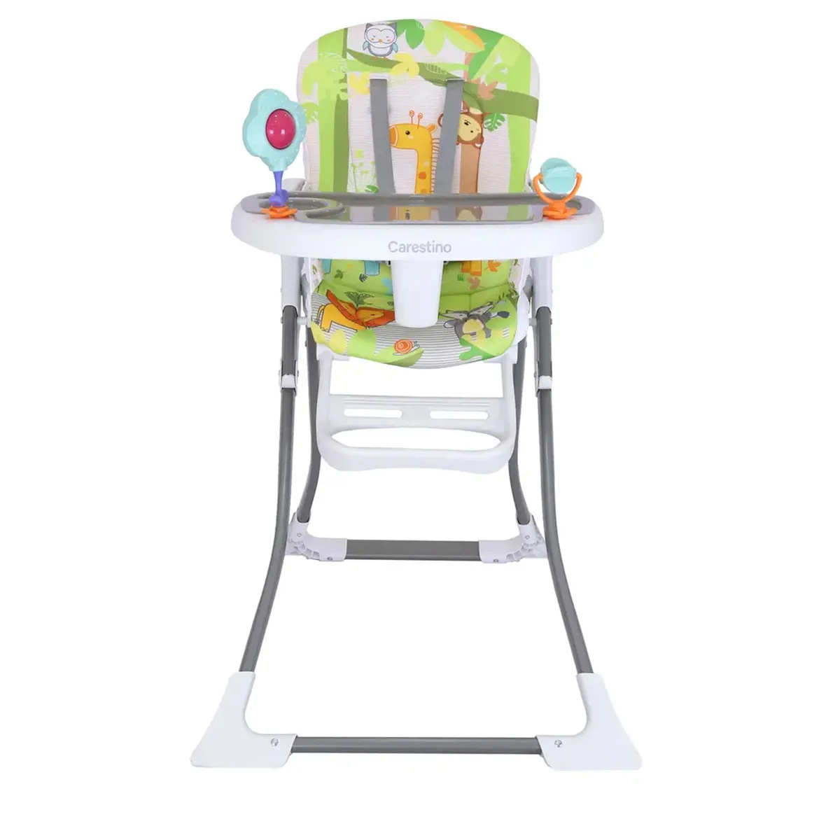 CARESTINO - Silla de Comer Plegable «RIO» Verde