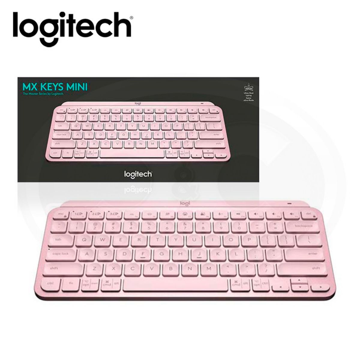 LOGITECH - TECLADO LOGITECH MX KEYS MINI MULTI-DEVICE BT ILUMINADO ROSA SP