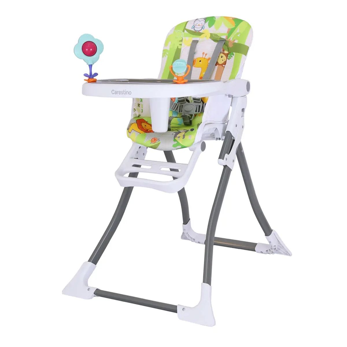 CARESTINO - Silla de Comer Plegable «RIO» Verde