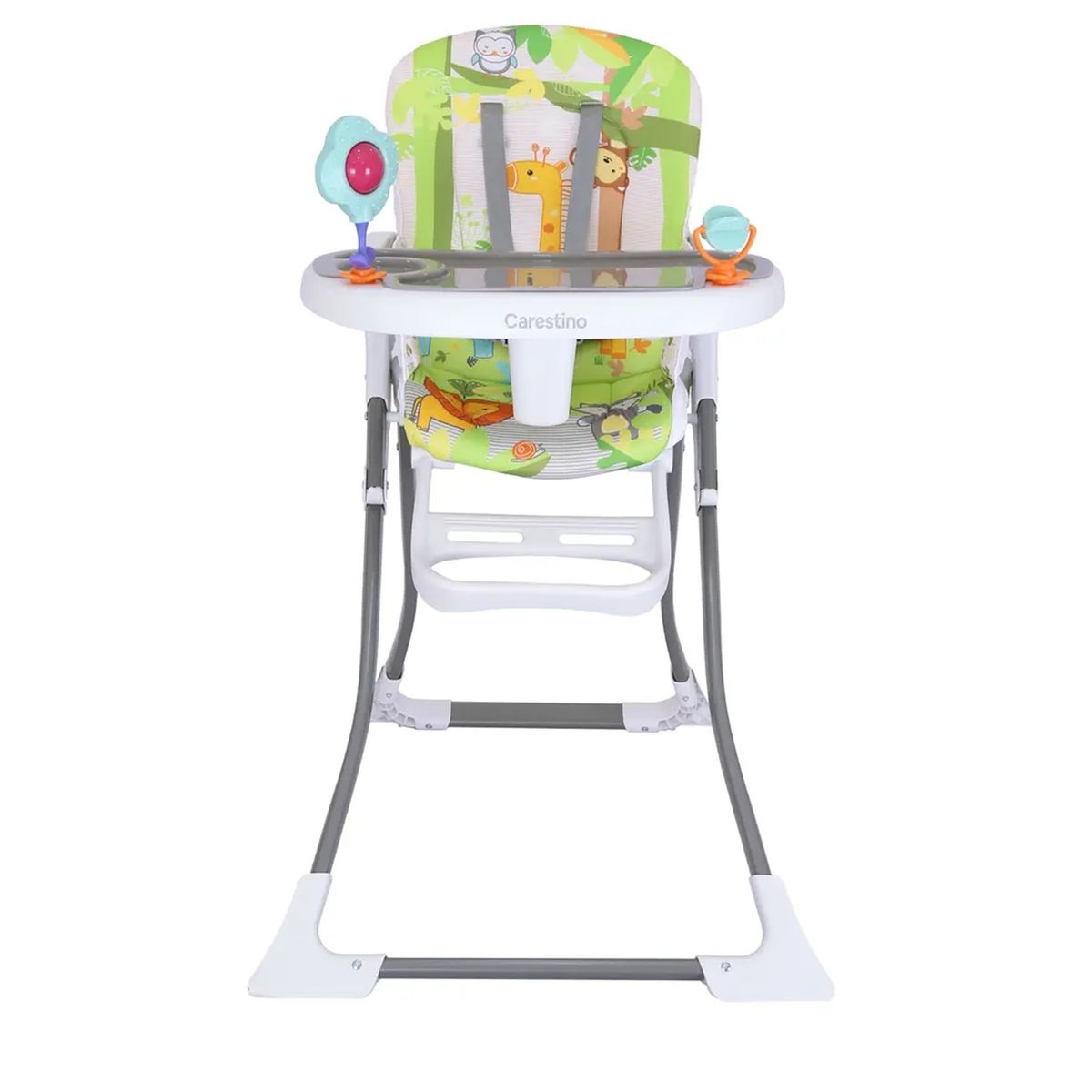 CARESTINO - Silla de Comer Plegable «RIO» Verde