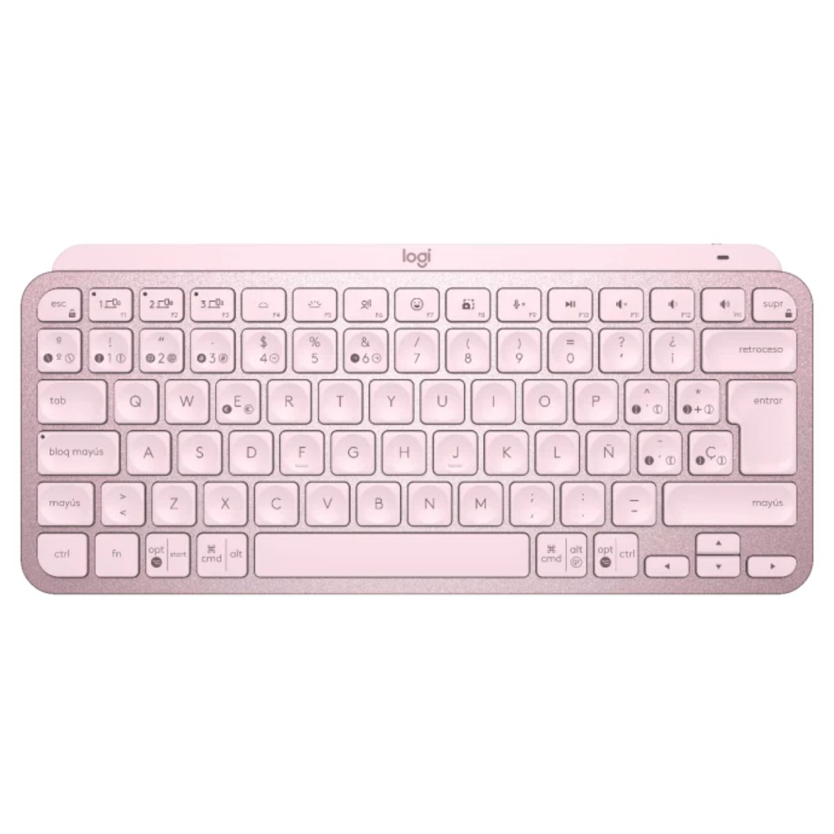 LOGITECH - TECLADO LOGITECH MX KEYS MINI MULTI-DEVICE BT ILUMINADO ROSA SP