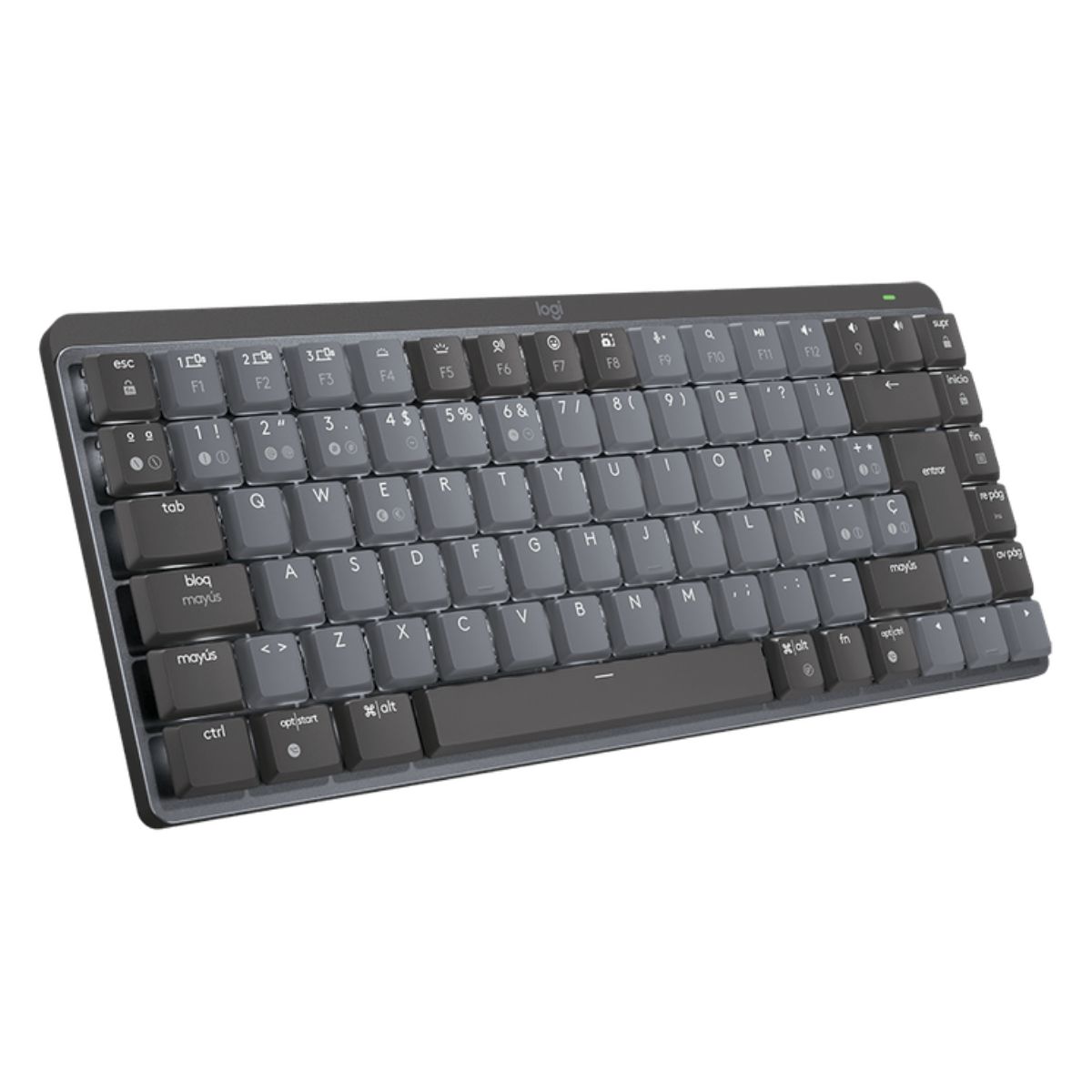 LOGITECH - TECLADO LOGITECH MX MECHANICAL MINI WIRELESSBT ILUMINATED BLACK SP