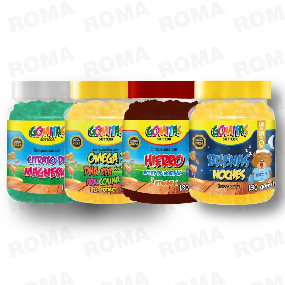 GENERICO - PACK DE GOMITAS PARA NIÑOS 130 UND