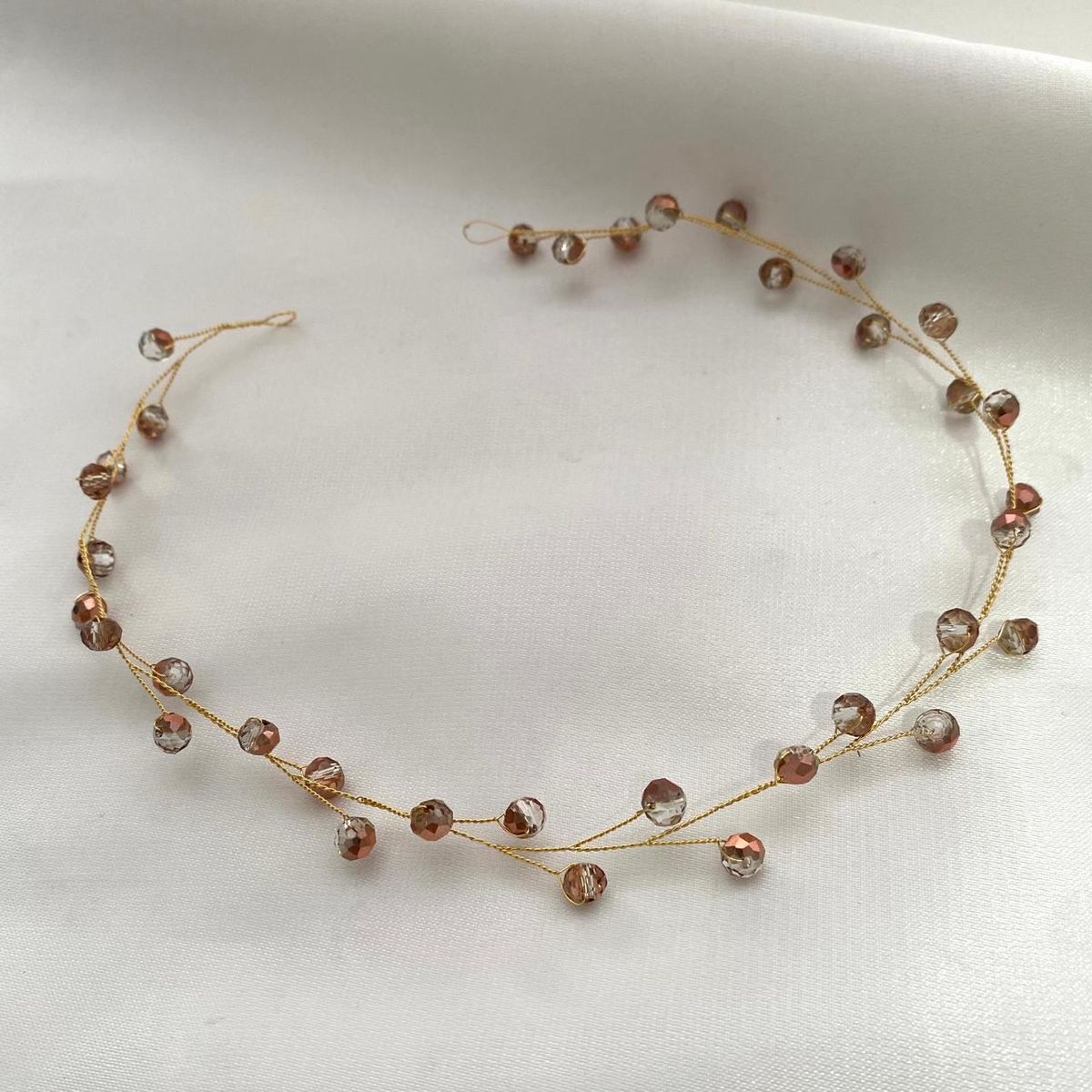 GENERICO - TIARA DIADEMA TOCADO NOVIA QUINCEAÑERA INVITADA