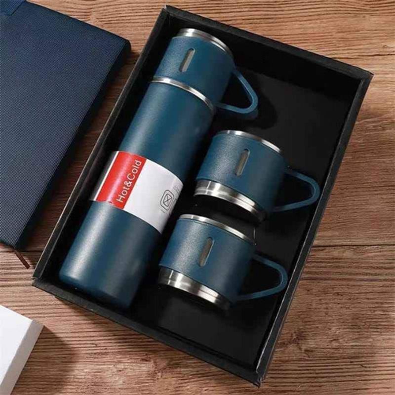 GENERICO - Termo para Bebidas Calientes Azul 500 ml