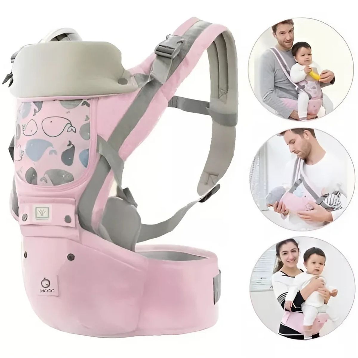 GENERICO - Canguro Ballenita Para Bebé Ergonómico Para Niña