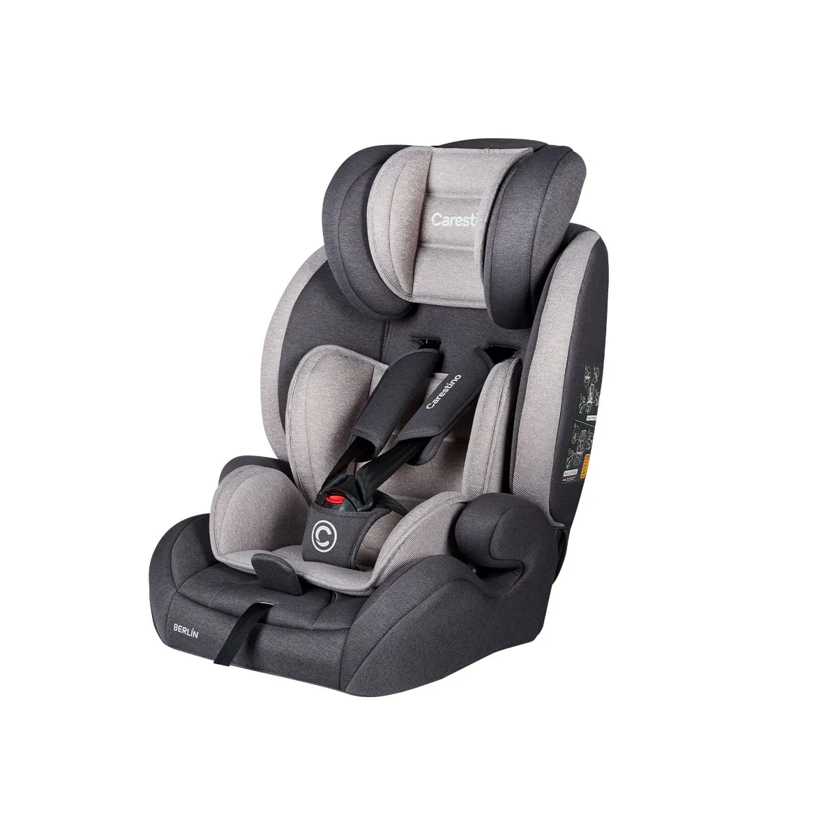 CARESTINO - Silla de auto Berlín Gris Claro
