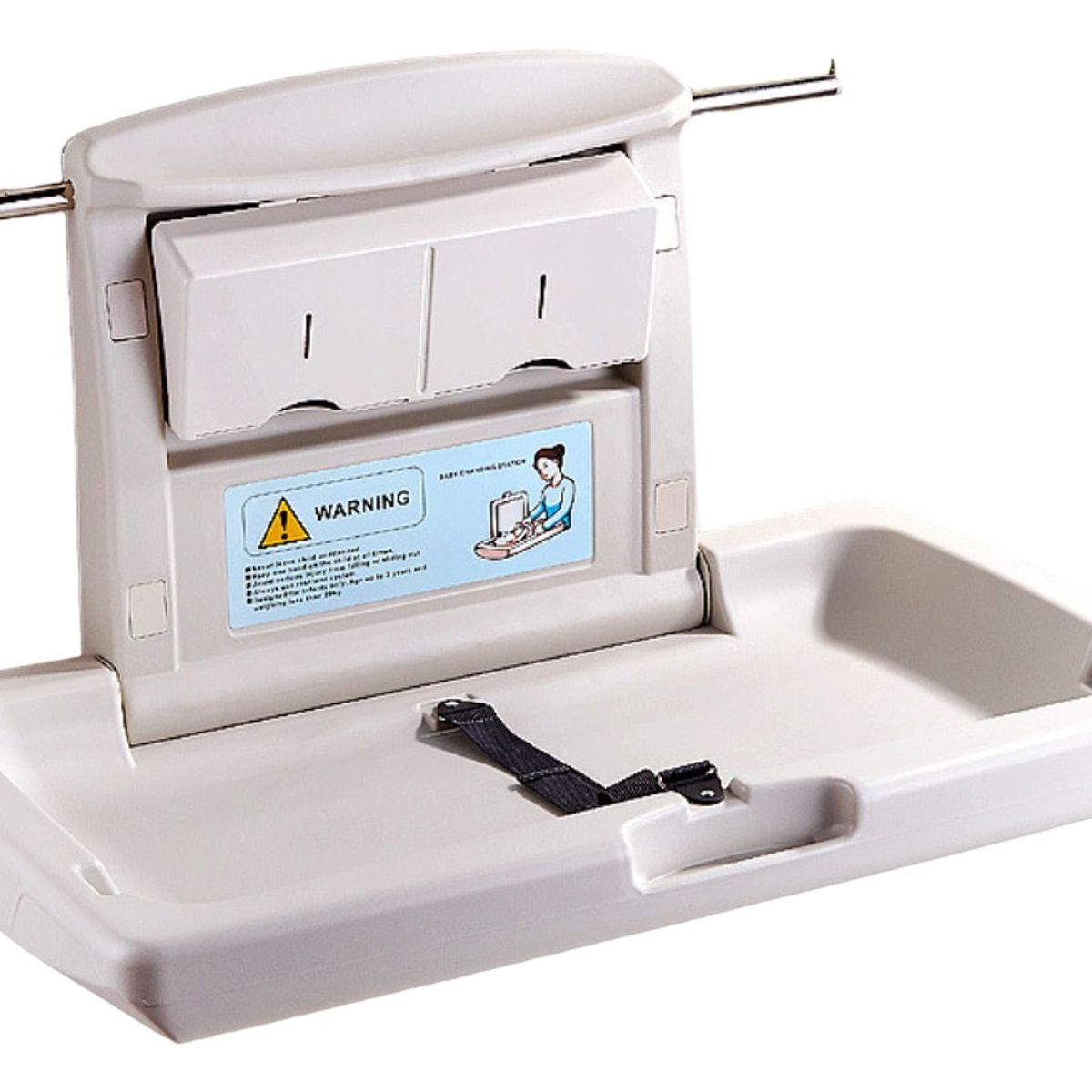 QUICK - Cambiador Mudador De Pañales De Bebé Horizontal Baño