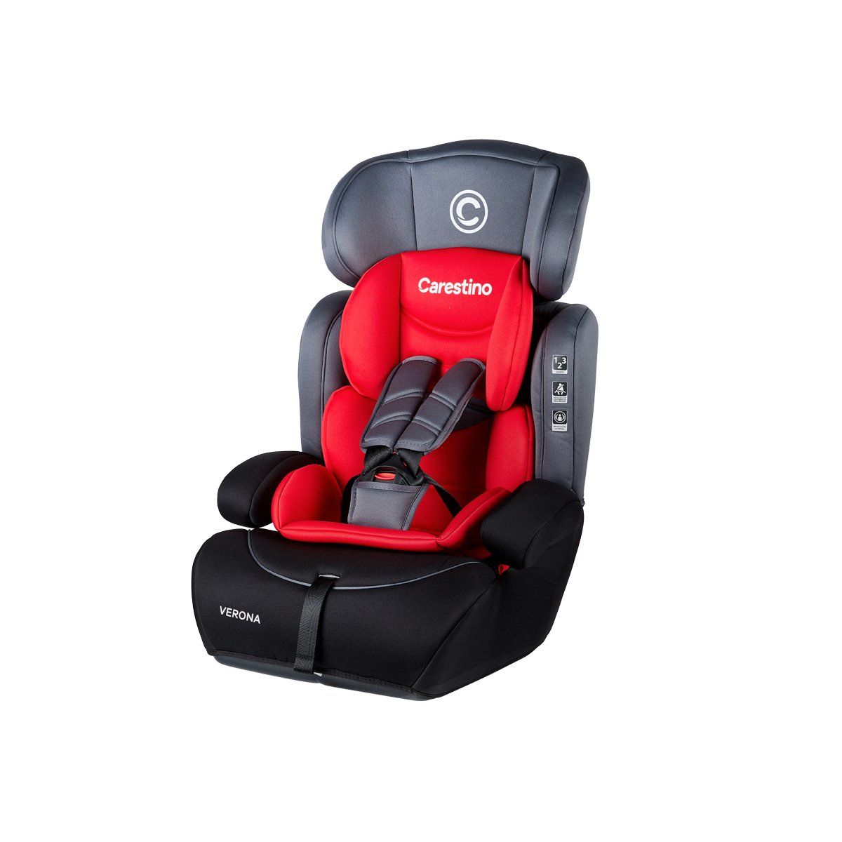 CARESTINO - Silla de auto Verona Rojo