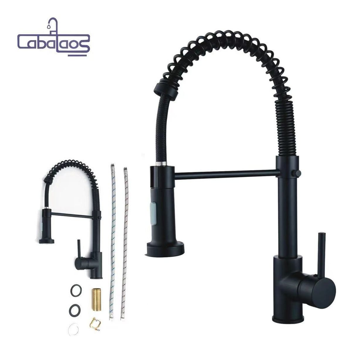 QUICK - Grifo Llave Lavaplatos Monomando Cocina Extensible Flexible