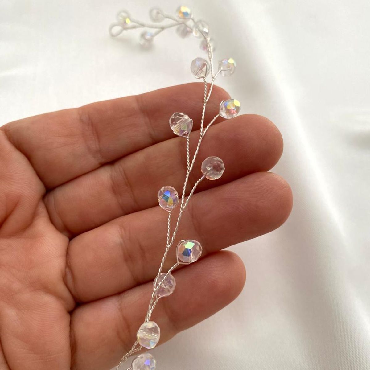 GENERICO - TIARA DIADEMA TOCADO NOVIA QUINCEAÑERA INVITADA