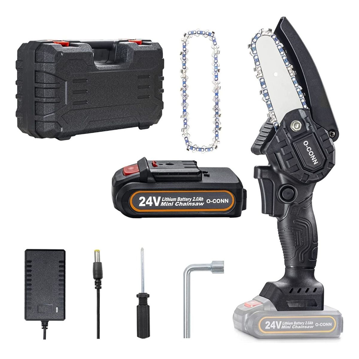 PREMIUM - Motosierra Electrica Extra Largo Portatil Cadena Bateria De Litio 48v