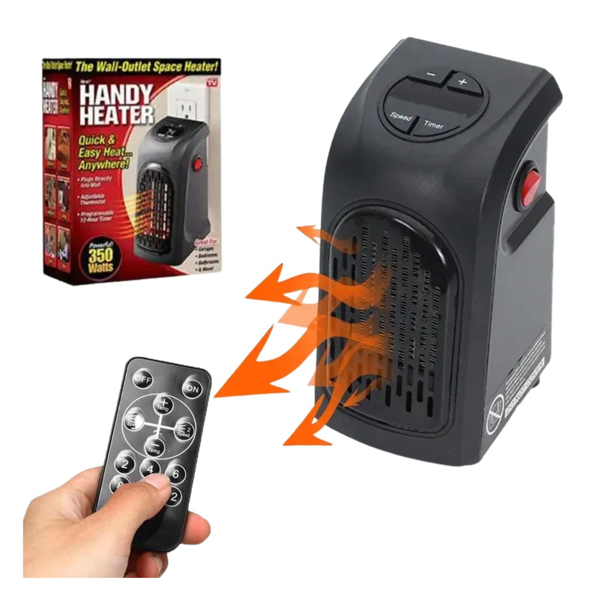 OEM - Calefactor Portátil Eléctrico de Pared