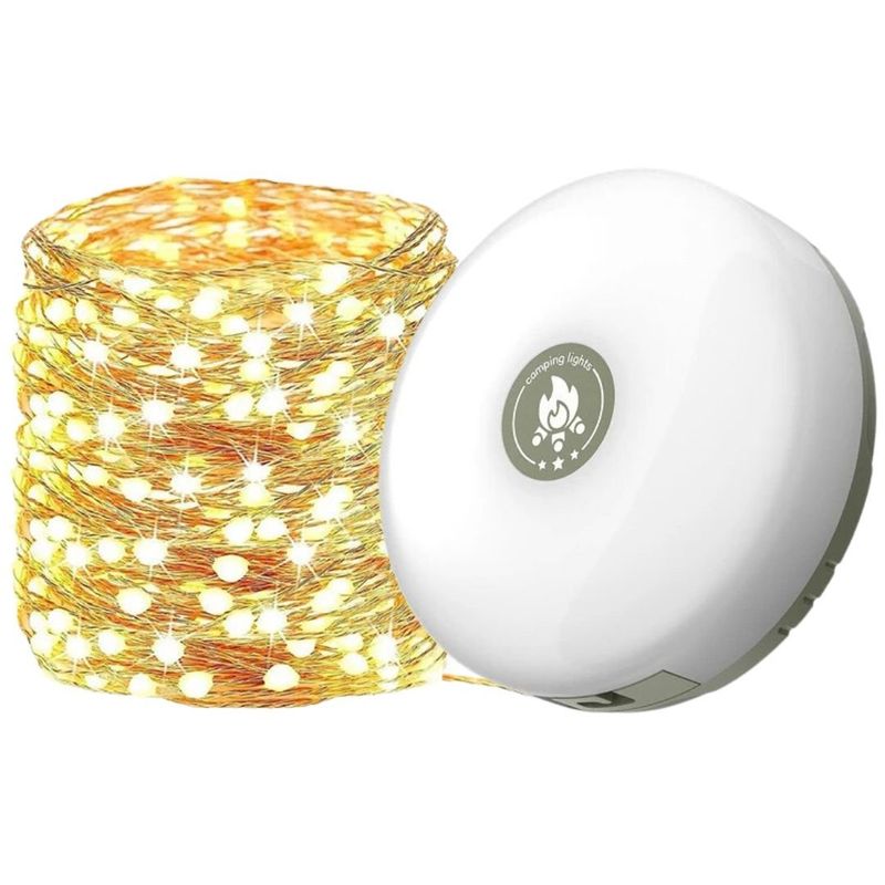 GENERICO - Tira de Luces Led Multicolor para Acampar Multifunción YH828