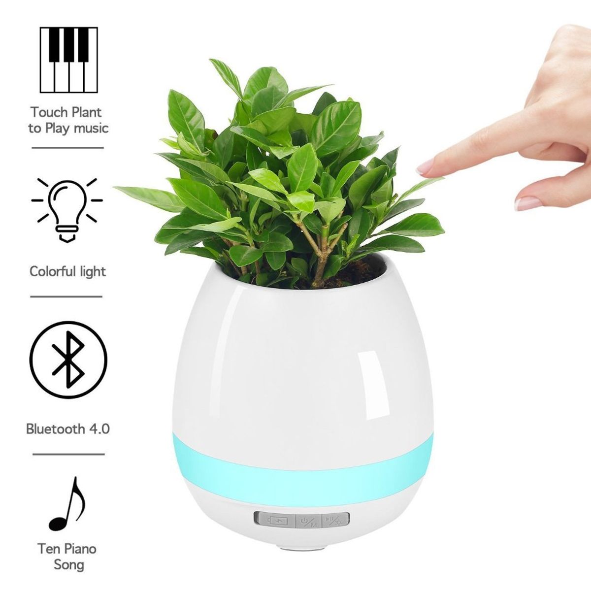 GENERICO - florero musical bluetooth
