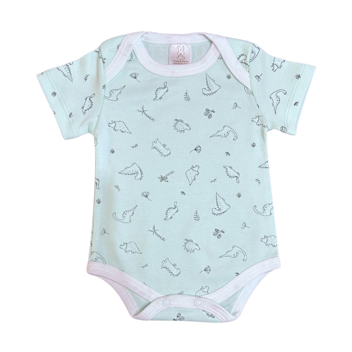 WAWA PIMA - BODY GREEN DINO MC 100%  ALGODÓN PIMA